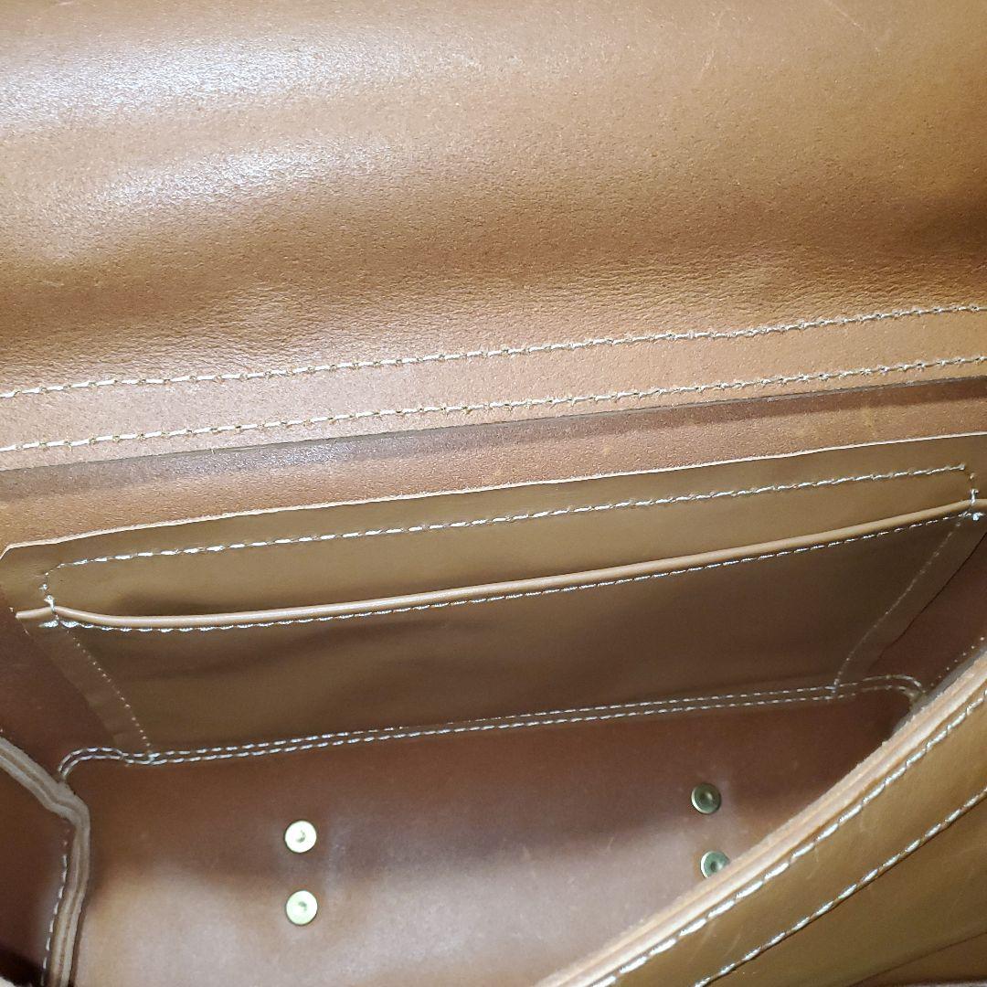 HERZ　棒屋根かぶせバッグ　本革　3wayバッグ