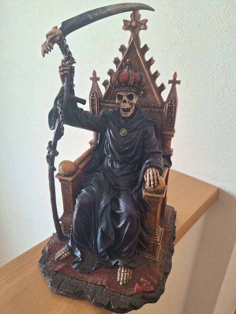 死神　グリムリーパー　スカル　頭蓋骨　フィギュア　置物