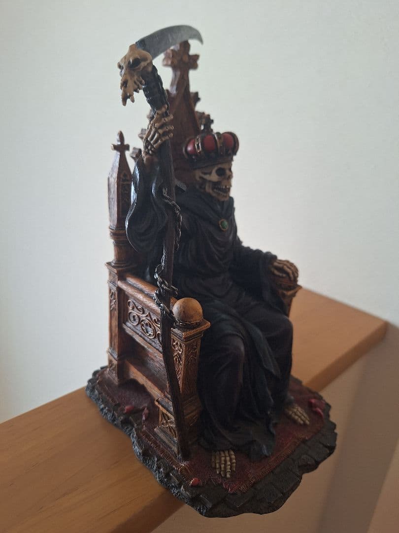 死神　グリムリーパー　スカル　頭蓋骨　フィギュア　置物