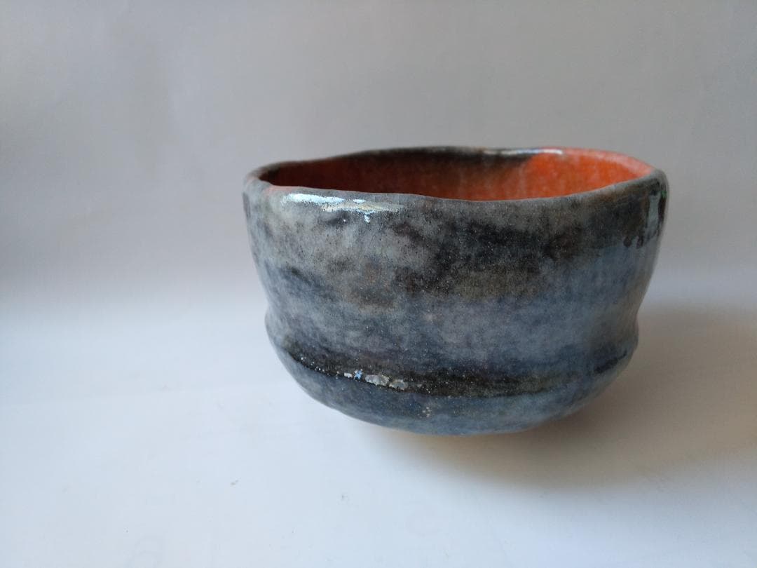 Sophia三代 小川長楽 （小川裕起夫）赤楽茶碗共箱共布茶道具抹茶碗新品