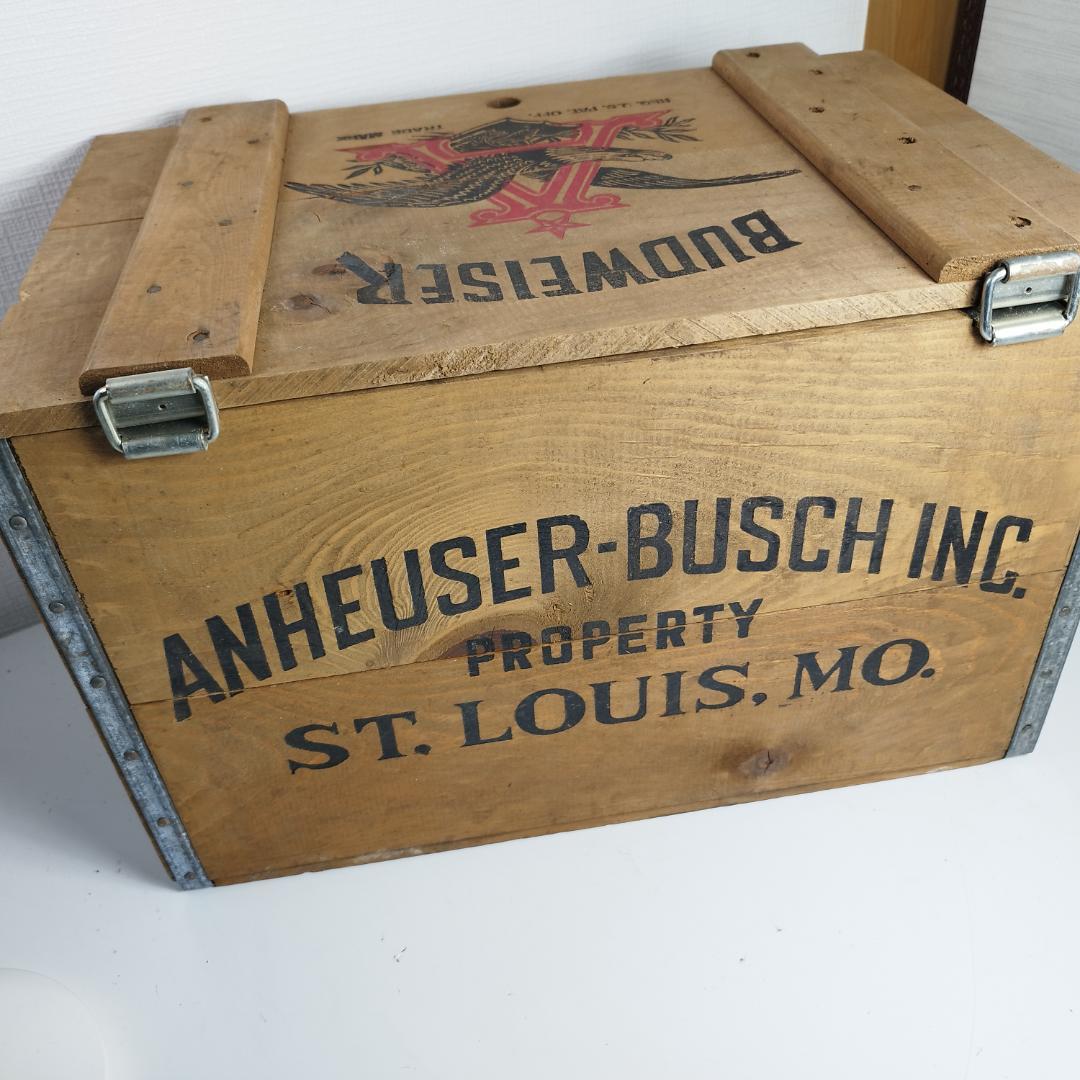 Budweiser バドワイザー 木箱 アンハイザーブッシュ Anhe II74