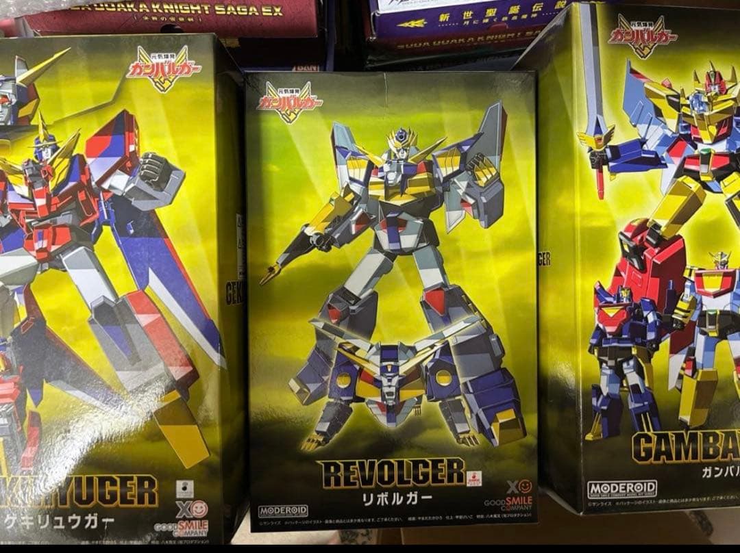 MODEROID(モデロイド) 元気爆発ガンバルガー プラモデル3体セット