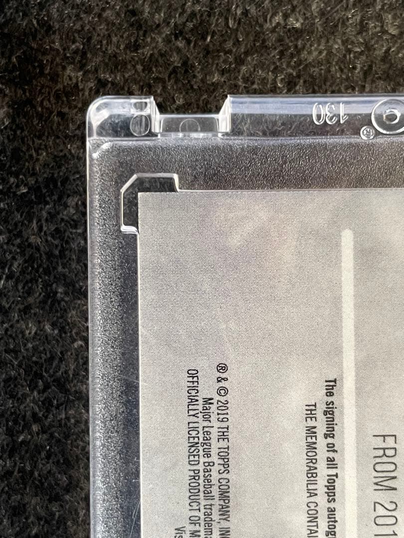 10枚限定 直筆サイン 大谷翔平 Topps 2019 実使用ジャージー