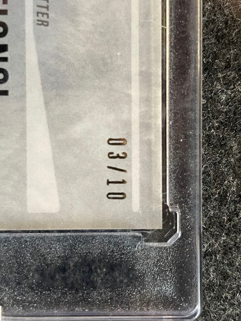 10枚限定 直筆サイン 大谷翔平 Topps 2019 実使用ジャージー