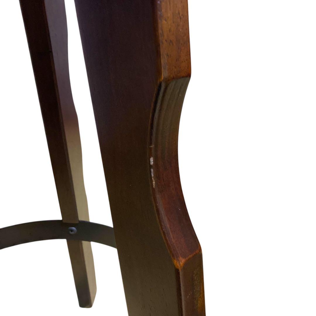 ①【ヴィンテージ】カリモク ルスティック ハイチェア バースツール スツール