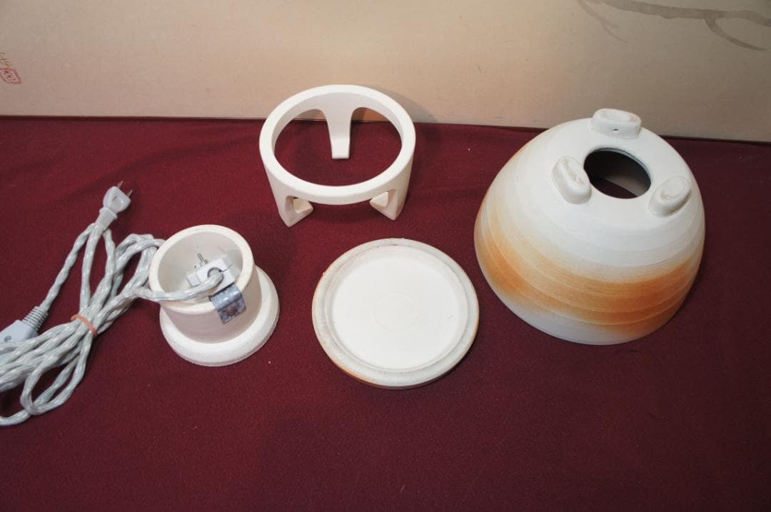 ☆瓶掛け 手あぶり 卓上火鉢 電熱器 送料込み