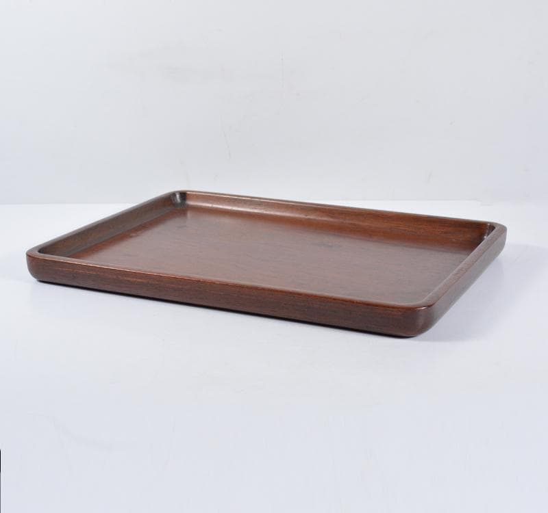 中国　唐木紫檀製　煎茶盆　香盆　V　R4671