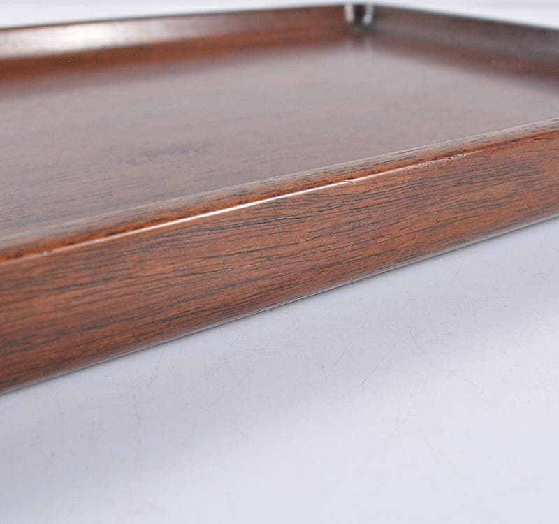 中国　唐木紫檀製　煎茶盆　香盆　V　R4671