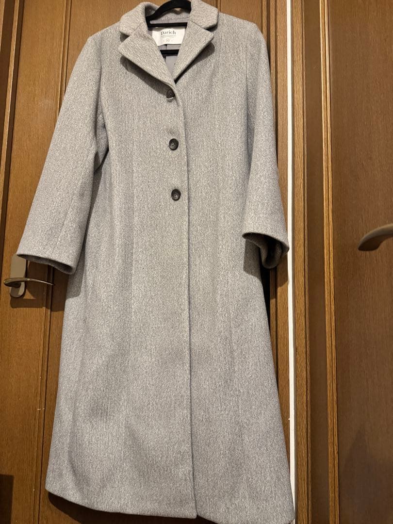 Darich ダーリッチ ♡ベーシックテーラードロングコート　グレーF Sサイズ