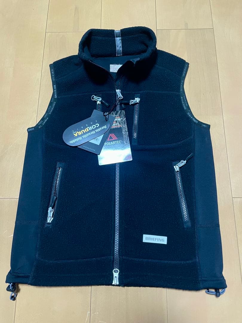BRIEFING POLARTECベストブラックXS新品未使用品golfキャンプ