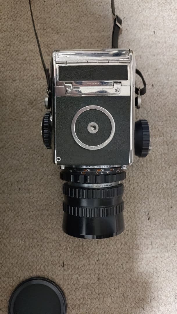ゼンザブロニカ ジャンク品として 75ミリ 50ミリ レンズ付属