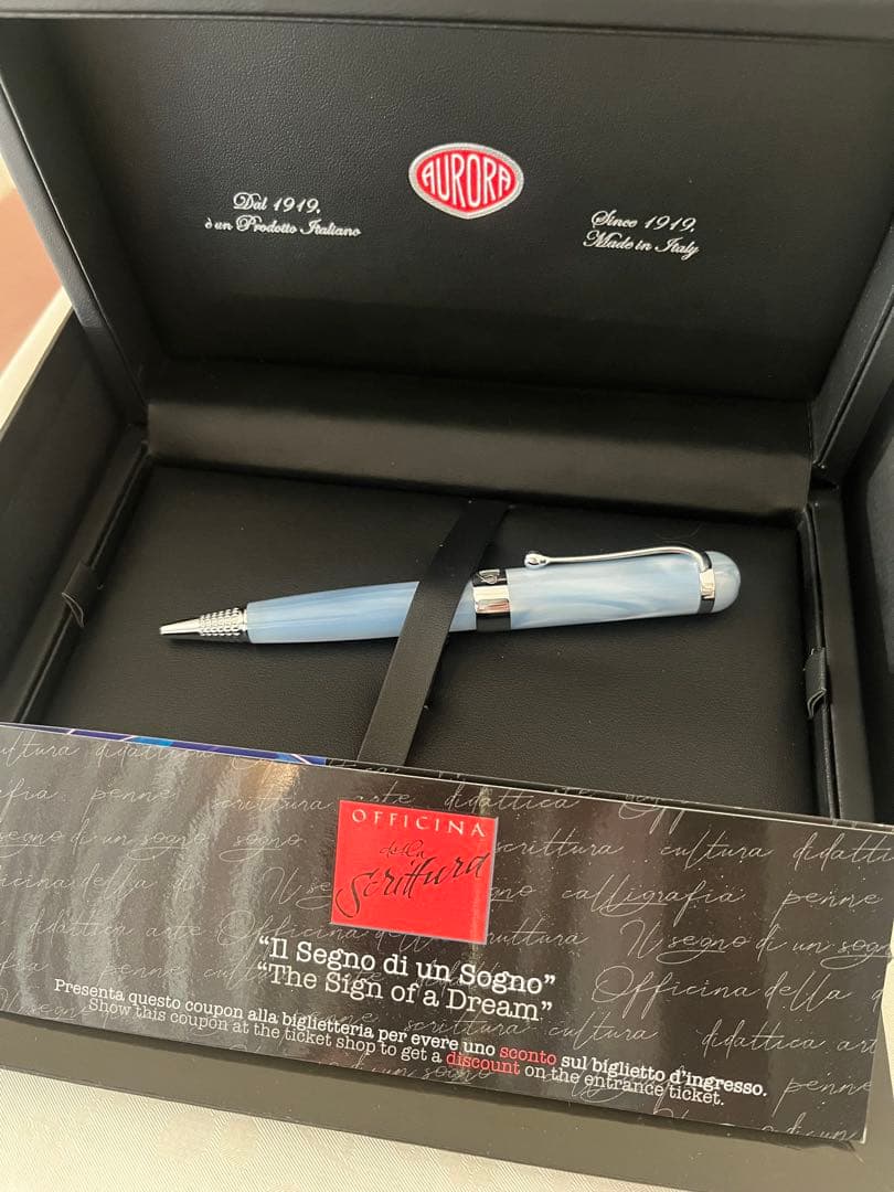 AURORA アルファ　アズーロ　ボールペン新品未使用