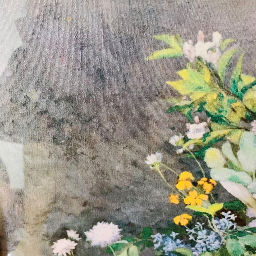 AUGUSTE RENOURE ルノワール　大きな花瓶の花束　絵画　額縁付