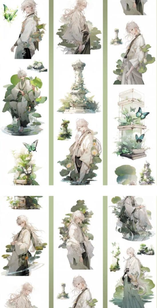 在庫無し【944】海外 PETテープ 男の子 山山而川