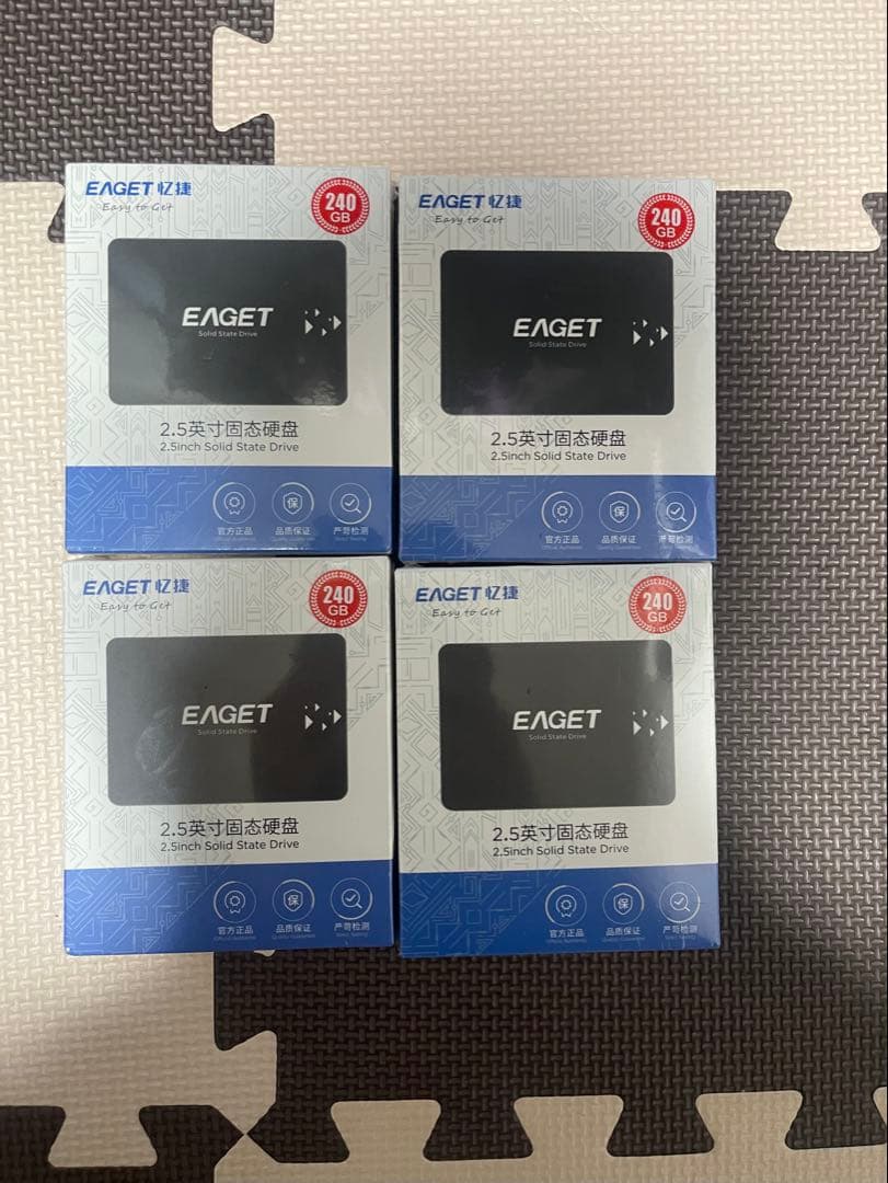 EAGET 240G 2.5インチSSD 4個セット