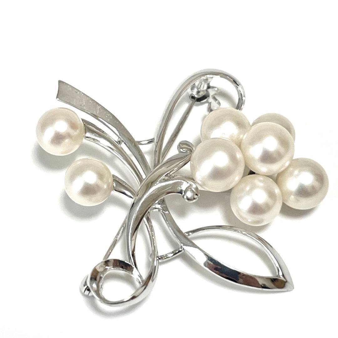 美品✨皇室御用達 MIKIMOTO ミキモト アコヤ真珠 パール ブローチ