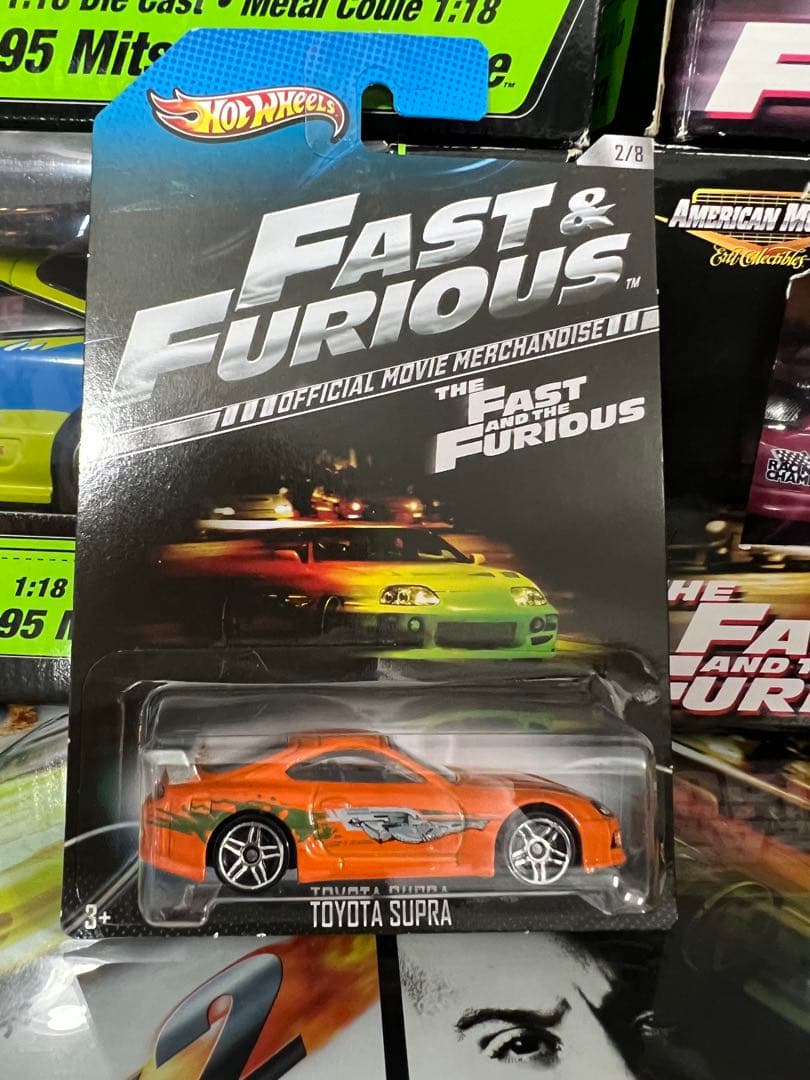 ミニカー Hotwheels FAST&FURIOUS TOYOTA SUPRA