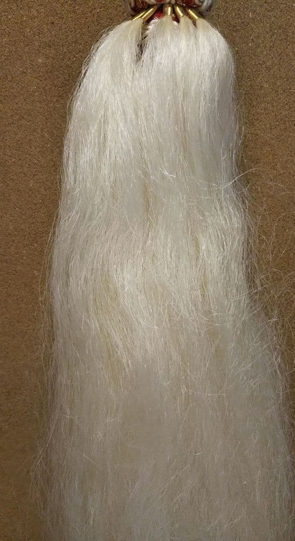 茶道具 仏具 払子 本白熊毛 堆朱柄 夜咄 利休忌 新品未使用