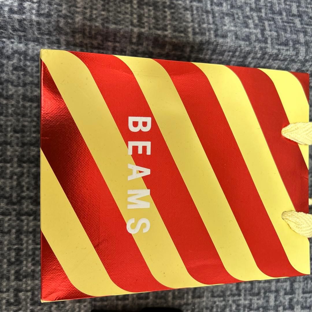 BEAMS ショップ袋と金属チェーンブレスレットセット