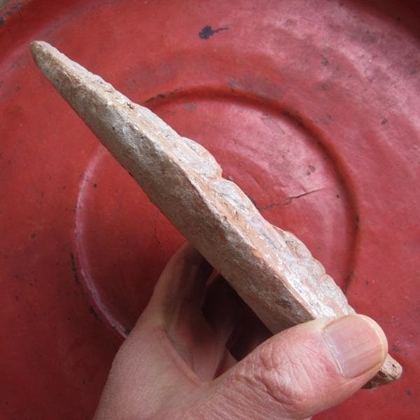 8～12世紀　大型　タイ　ハリプンチャイ陶製磚仏