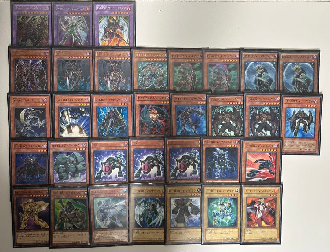 遊戯王 GX エド・フェニックス D-HERO アニメ デッキ 再現 63枚