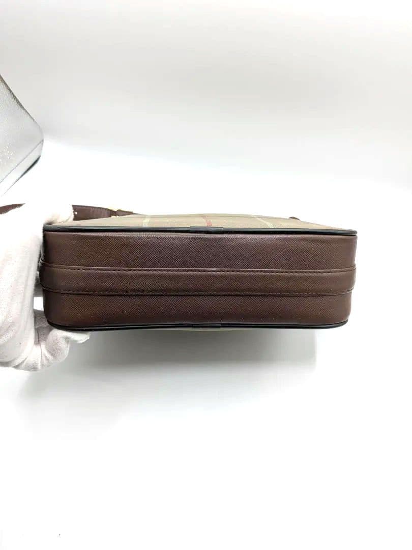 良品✨ バーバリー ショルダーバッグ キャンバス ベージュ 0LF