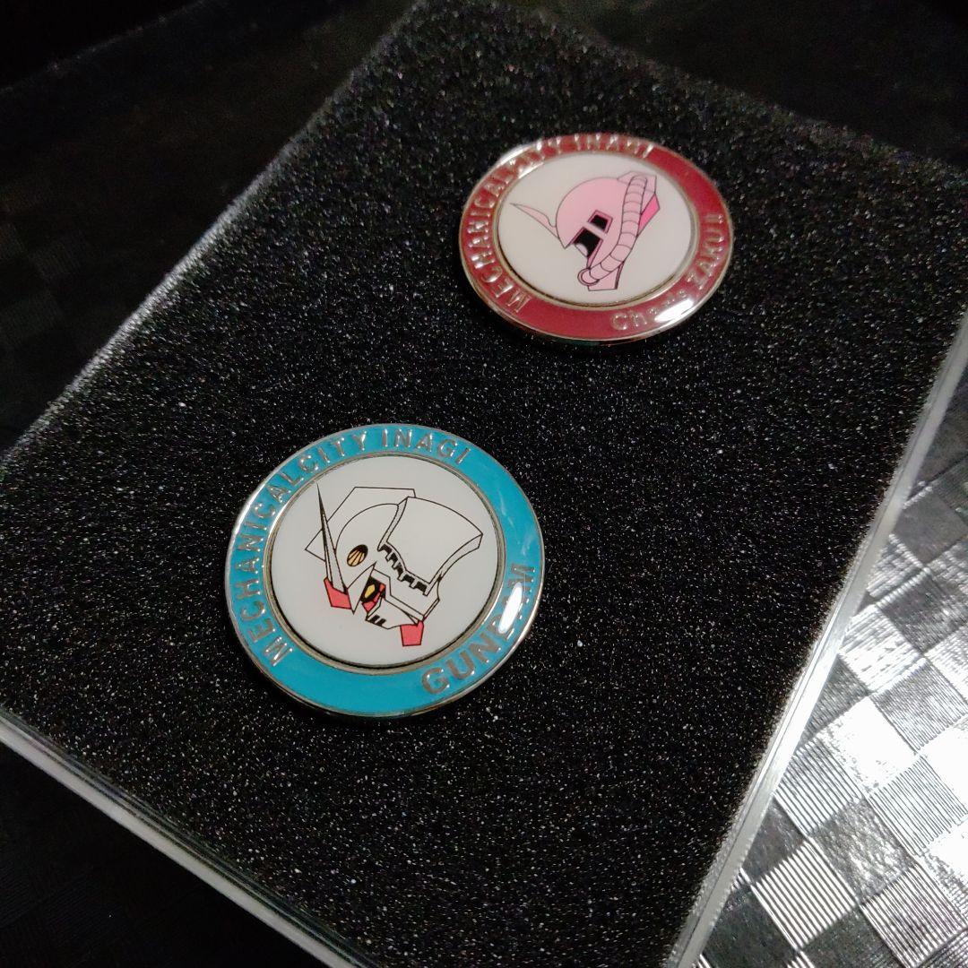 機動戦士ガンダム　大河原邦男　直筆サイン入りピンバッジセット　限定　レア　非売品