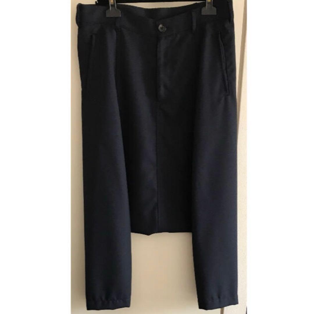 COMME des GARÇONS ネイビー サルエルパンツ