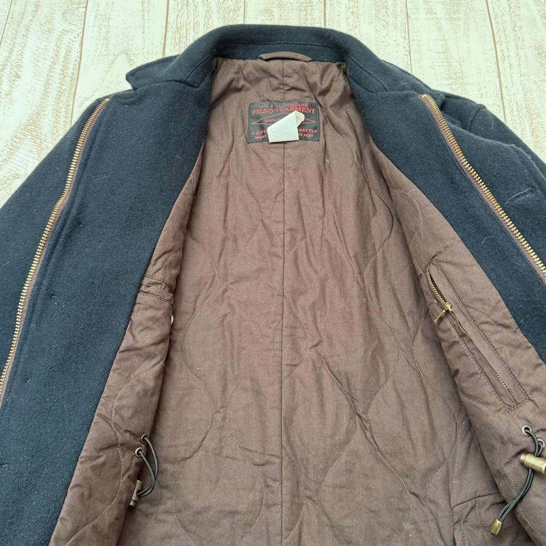 イタリア製【フィルソン】ブラックレーベル　レイルロードマンズコート　マッキーノ