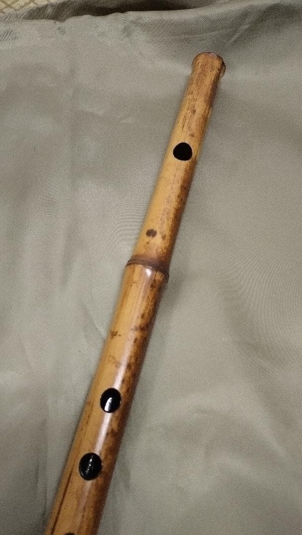 煤竹　真竹笛　古典調5本調子　篠笛　②