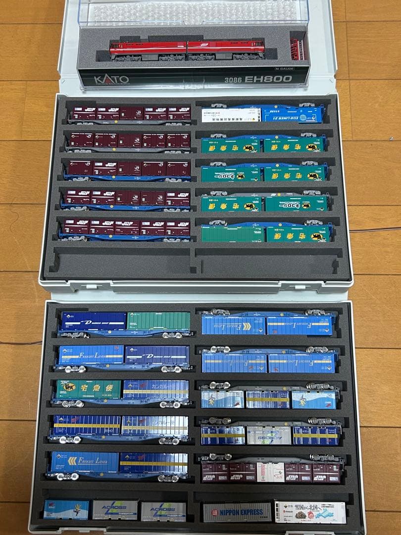 KATO EH800JRF付き＋TOMIXコキ20両セット