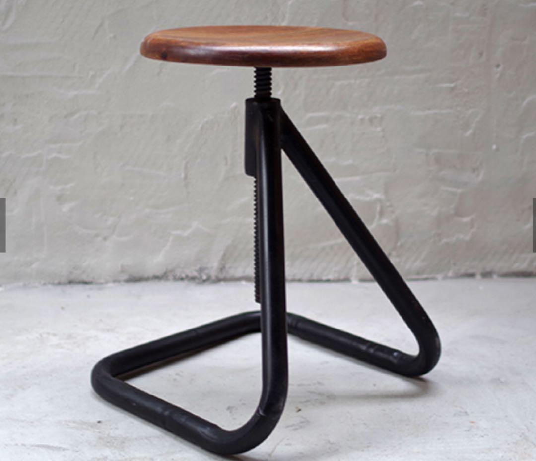 FR IRON STOOL アイアンスツール　回転椅子