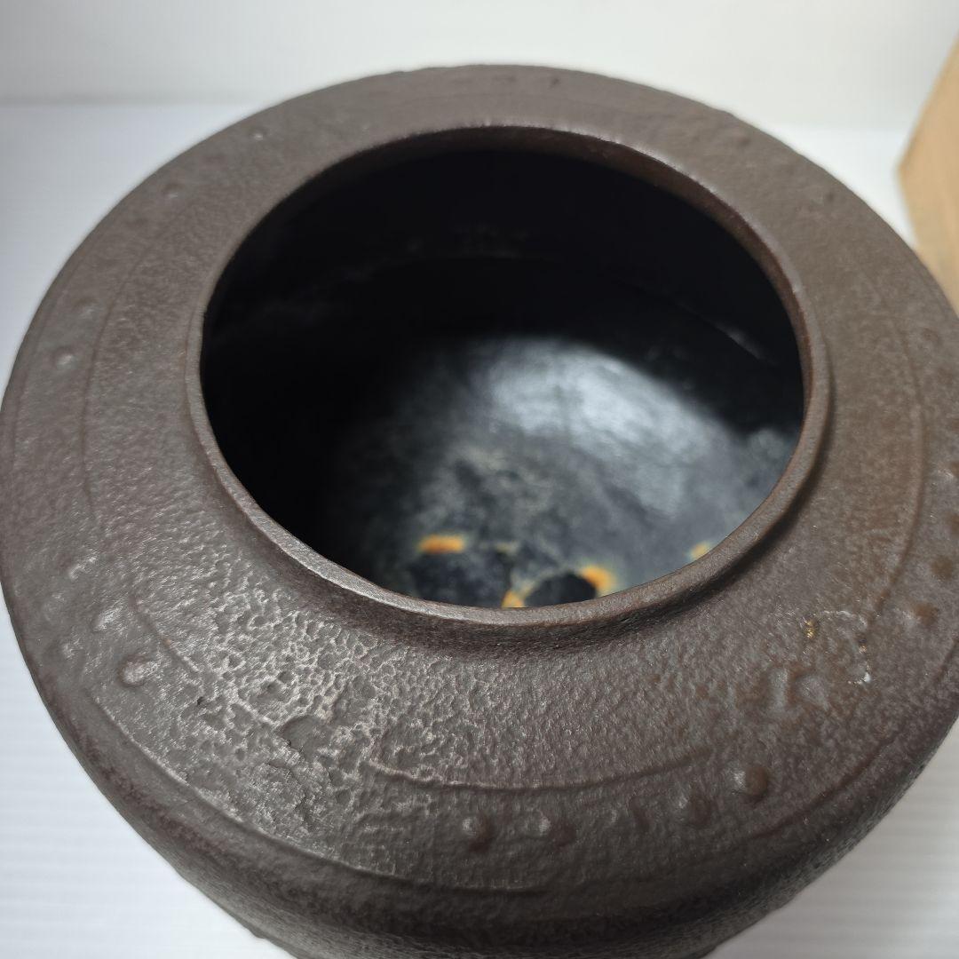 鉄製 茶釜 一式 木箱付き　日本茶道具セット 茶道・お点前セット