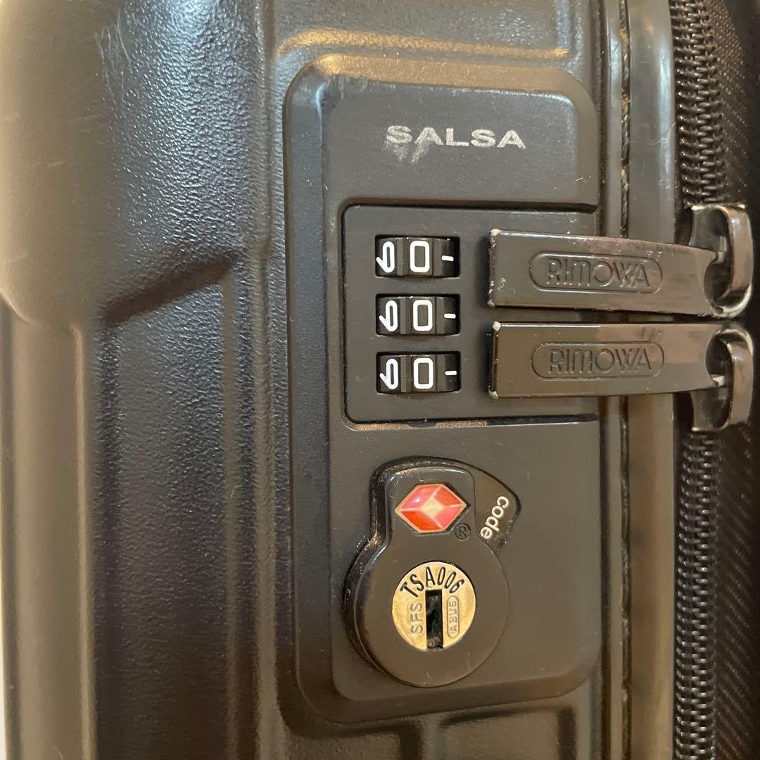 本物 RIMOWA リモワ サルサ　4輪 マットブラック 32L 機内