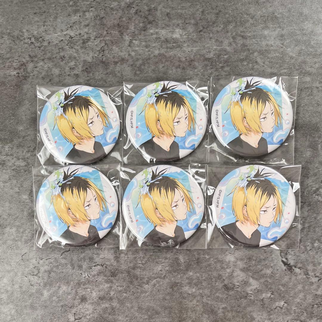 ハイキュー 水遊び 缶バッジ 孤爪研磨