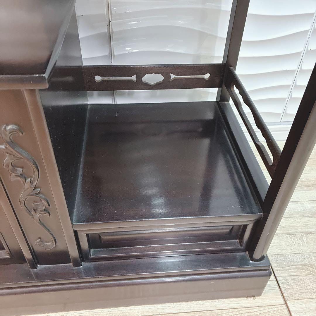 ◇大阪府全域 神戸市 配達料無料！◇唐木家具◇飾り棚◇茶棚◇アンティーク家具◇