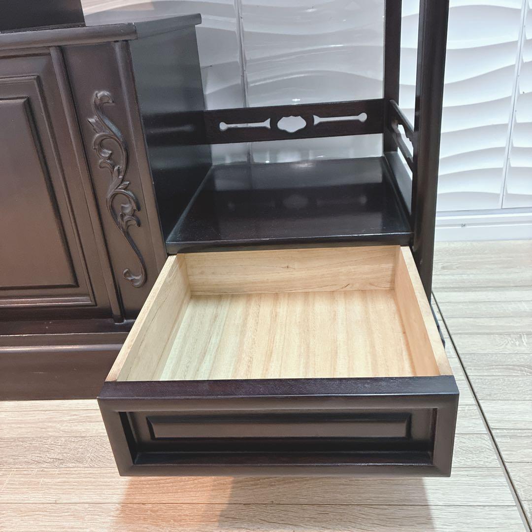 ◇大阪府全域 神戸市 配達料無料！◇唐木家具◇飾り棚◇茶棚◇アンティーク家具◇