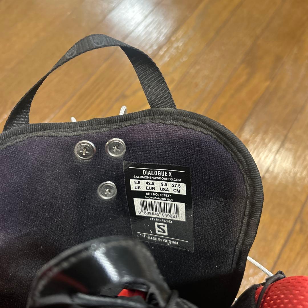 DIALOGUE スノーボードブーツ 黒/赤