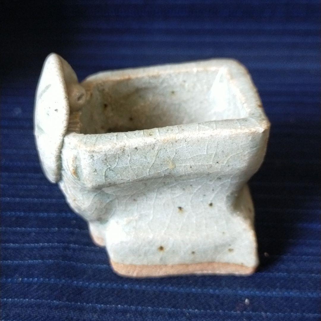 茶道具　一閑人　蓋置　小石原　高取焼　元永彰一　元永陶苑