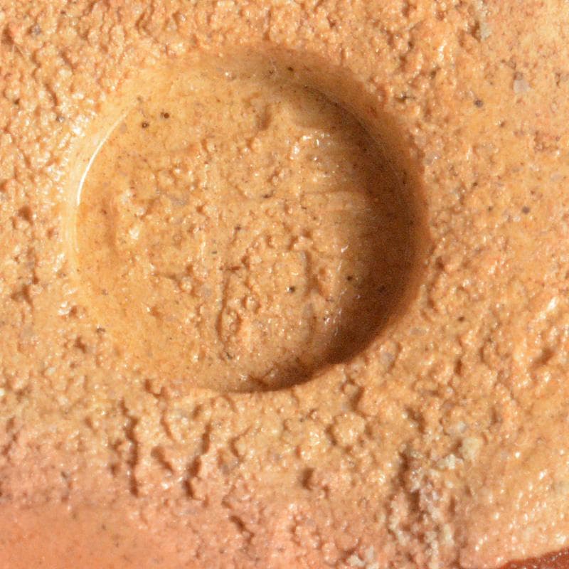 big boy 茶道具　楽焼　金井紫晴造　福郎香合　共箱　V　6336