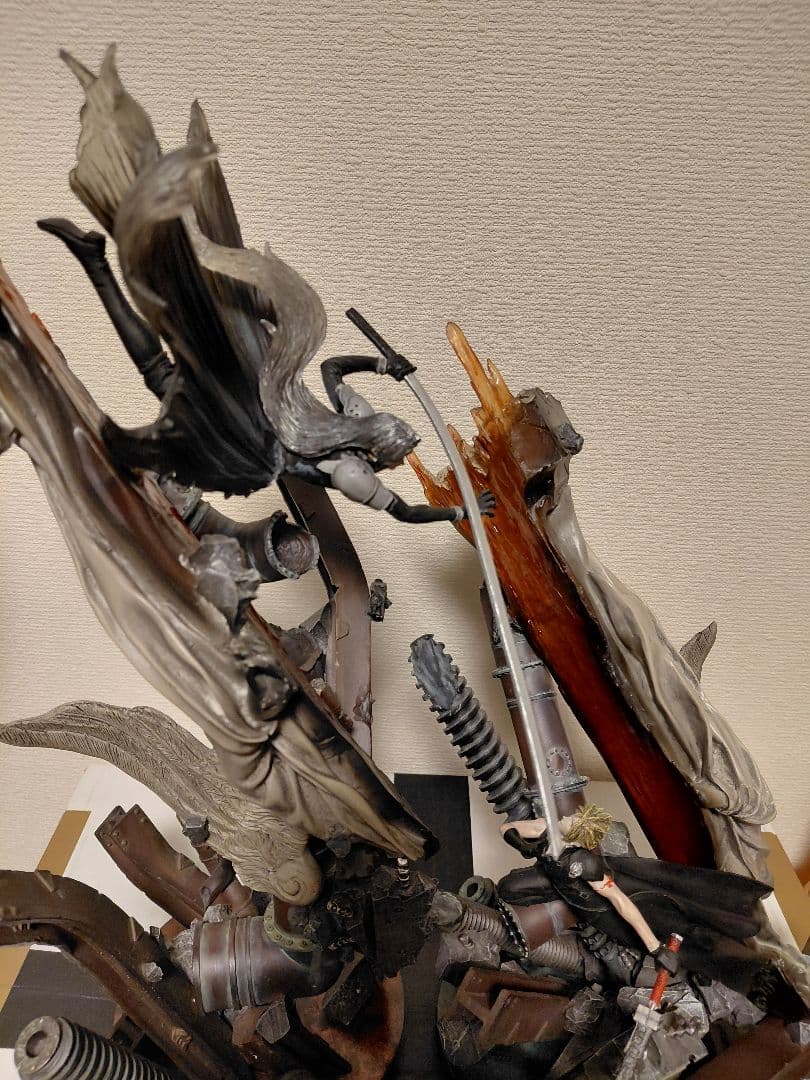 ファイナルファンタジー　フィギュア　スカルプチャー　アーツ　クラウド　セフィロス