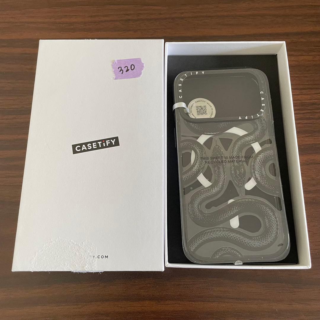 CASETiFY iPhone 17Pro ケース マグセーフ 耐衝撃 スネーク