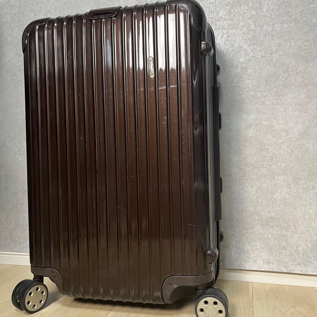リモワ サルサデラックス 63L キャリー スーツケース 4輪 大容量 ブラウン