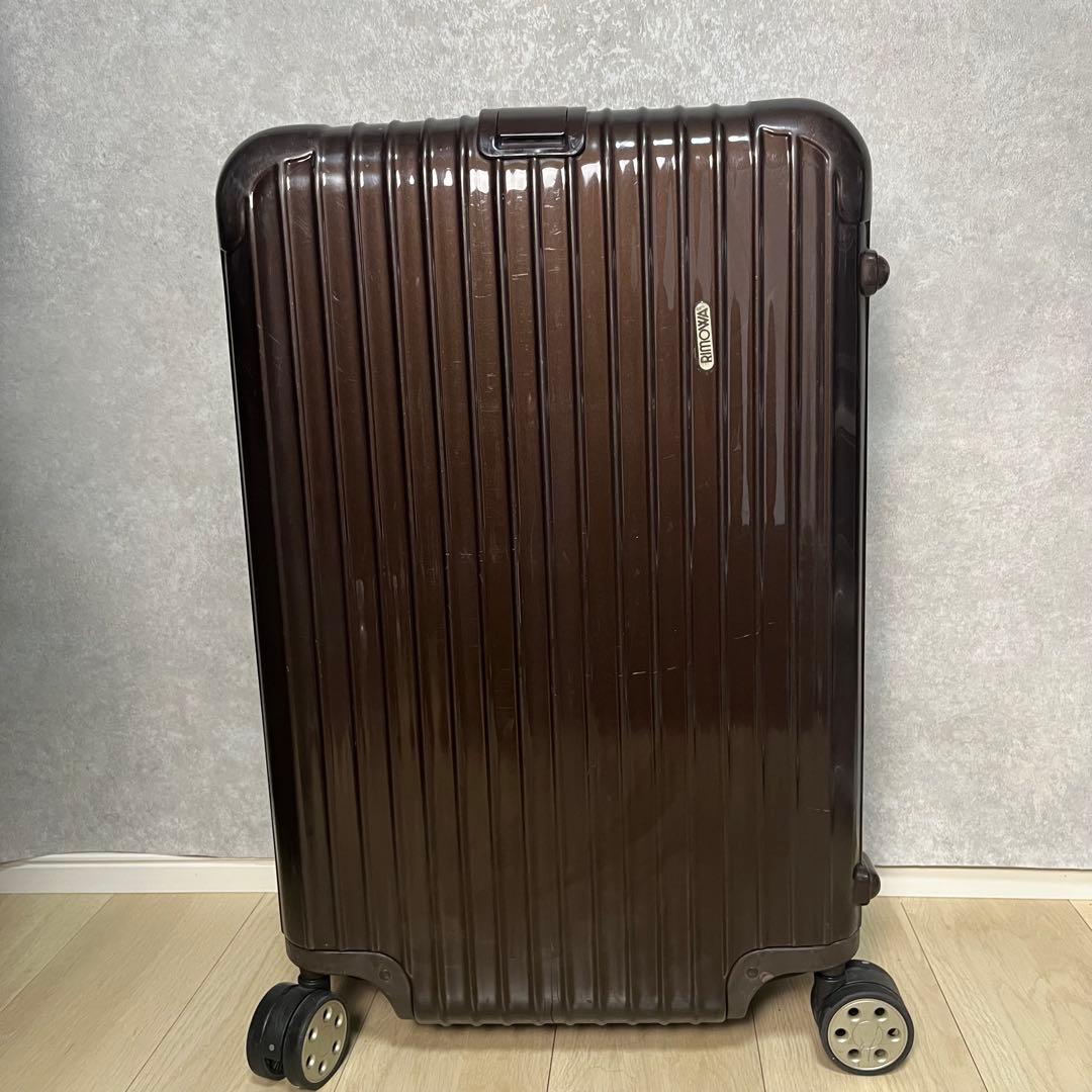 リモワ サルサデラックス 63L キャリー スーツケース 4輪 大容量 ブラウン