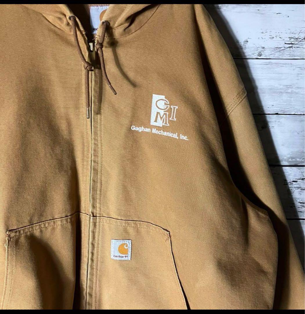 お*ぎ様 カーハート　USA製　企業コラボ Carhartt アクティブジャケッ