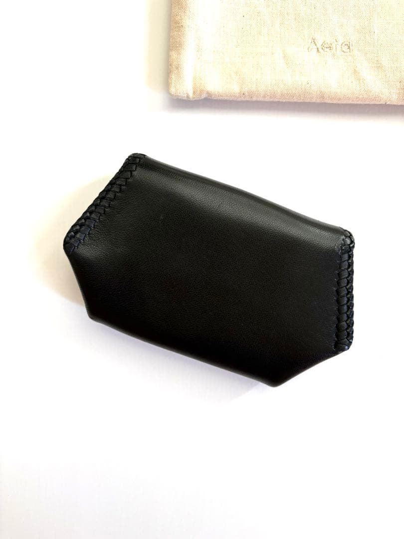 Aeta 【美品】SMALL POUCH シープレザー スモールポーチ アエタ