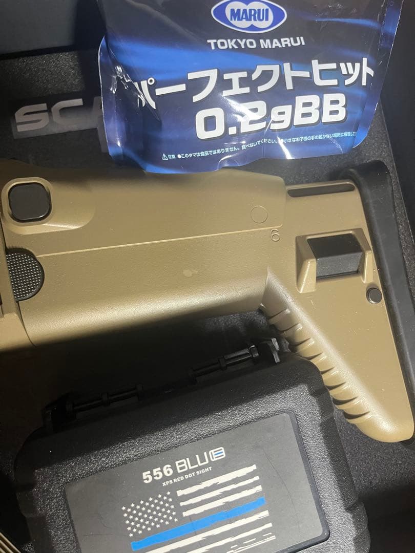 SCAR Heavy 次世代電動ガン フラットダークアース　オプションパーツ多数