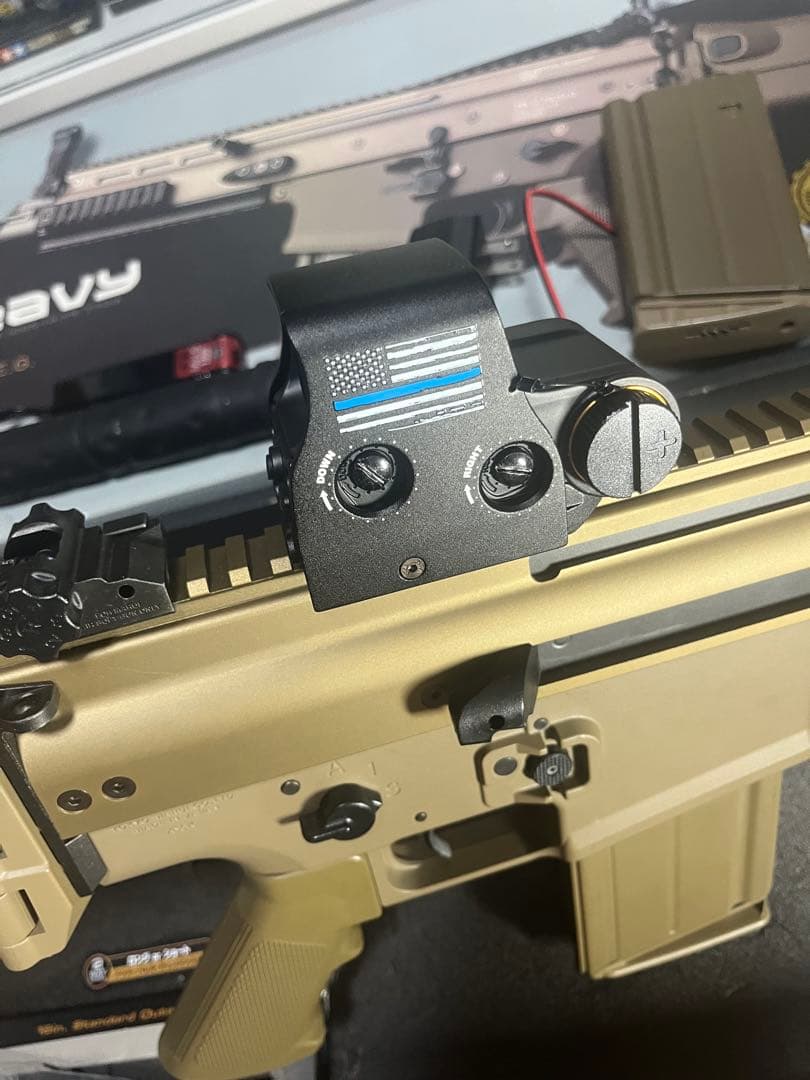 SCAR Heavy 次世代電動ガン フラットダークアース　オプションパーツ多数