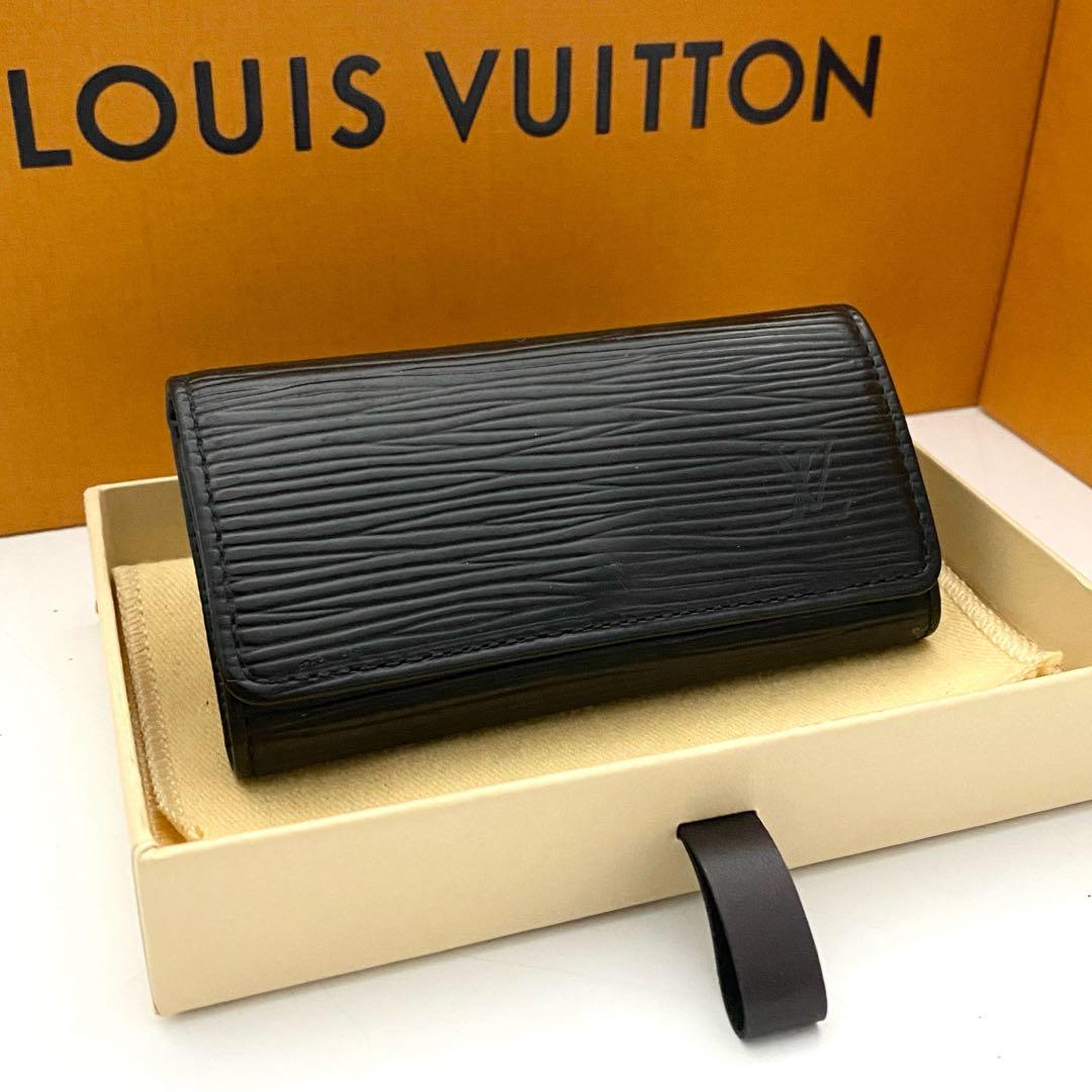 ルイヴィトン　エピ　キーケース　ミュルティクレ4 ブラック