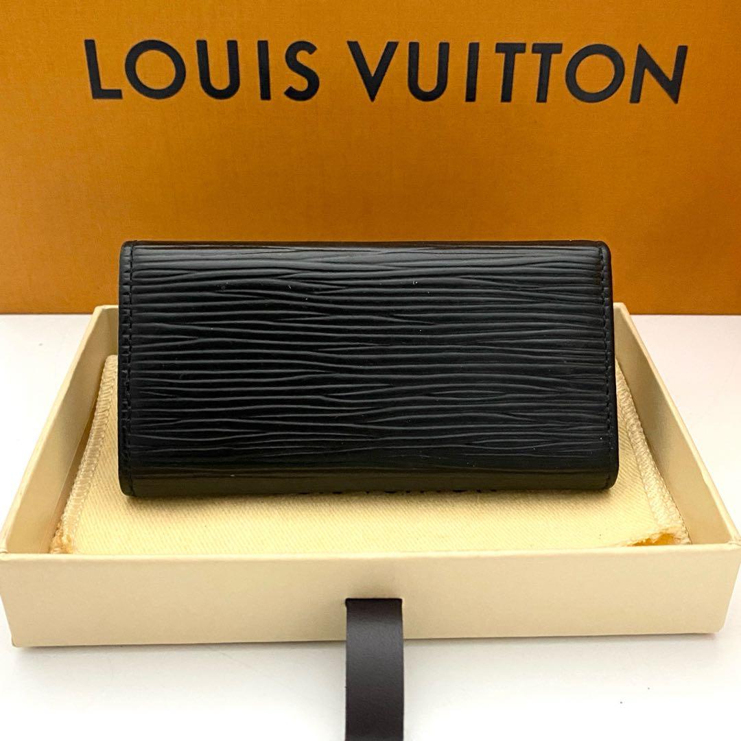 ルイヴィトン　エピ　キーケース　ミュルティクレ4 ブラック
